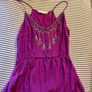 Purple silk Rebecca Taylor Blouse